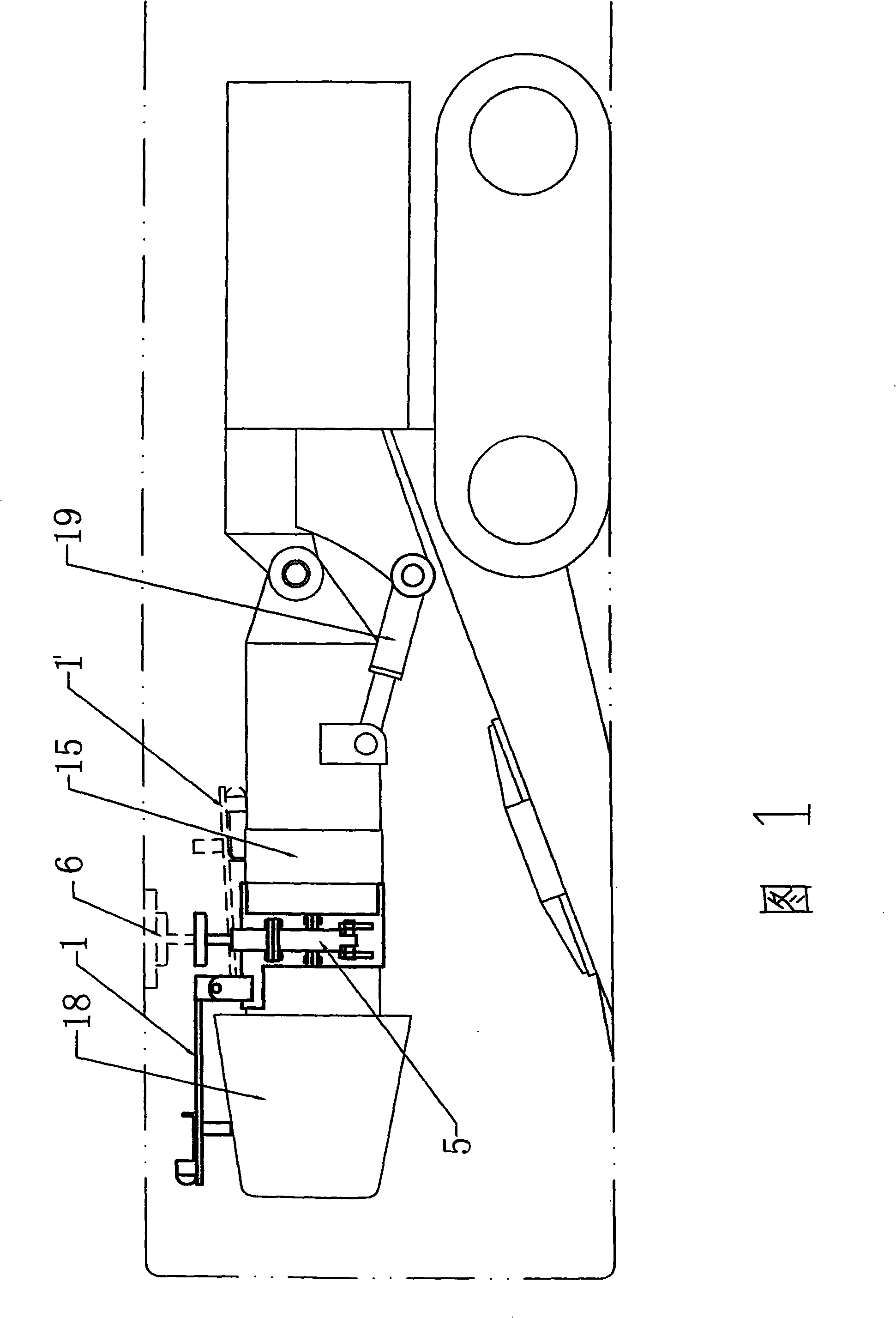 Digging laneway temporary support device