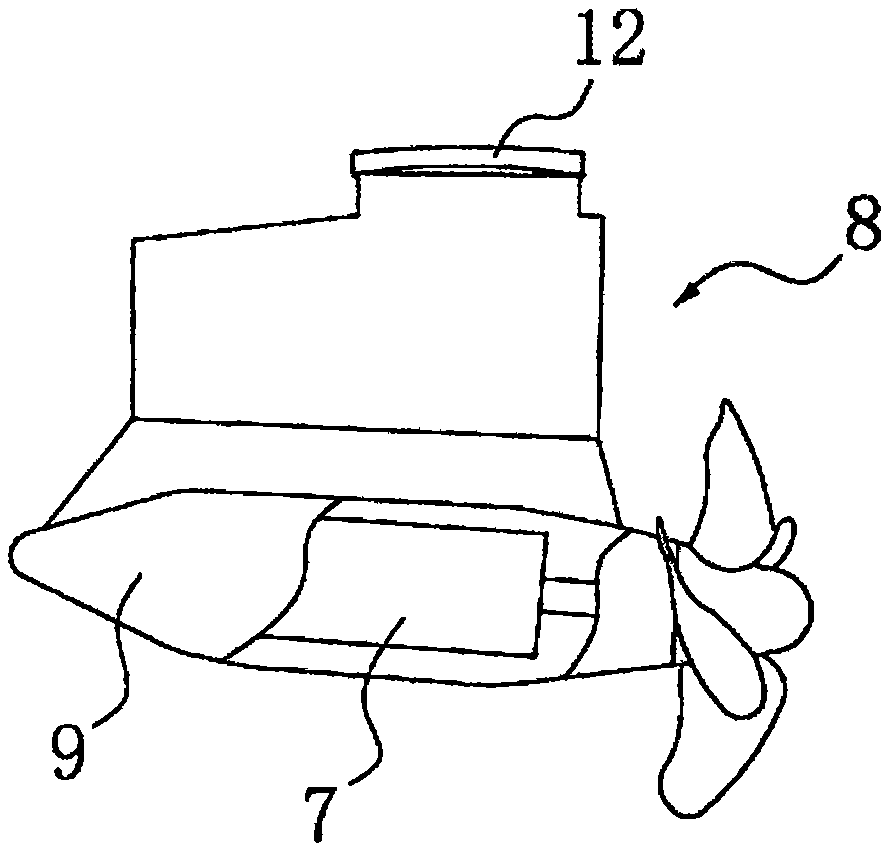 Scientific research ship with podded electricity propulsion system