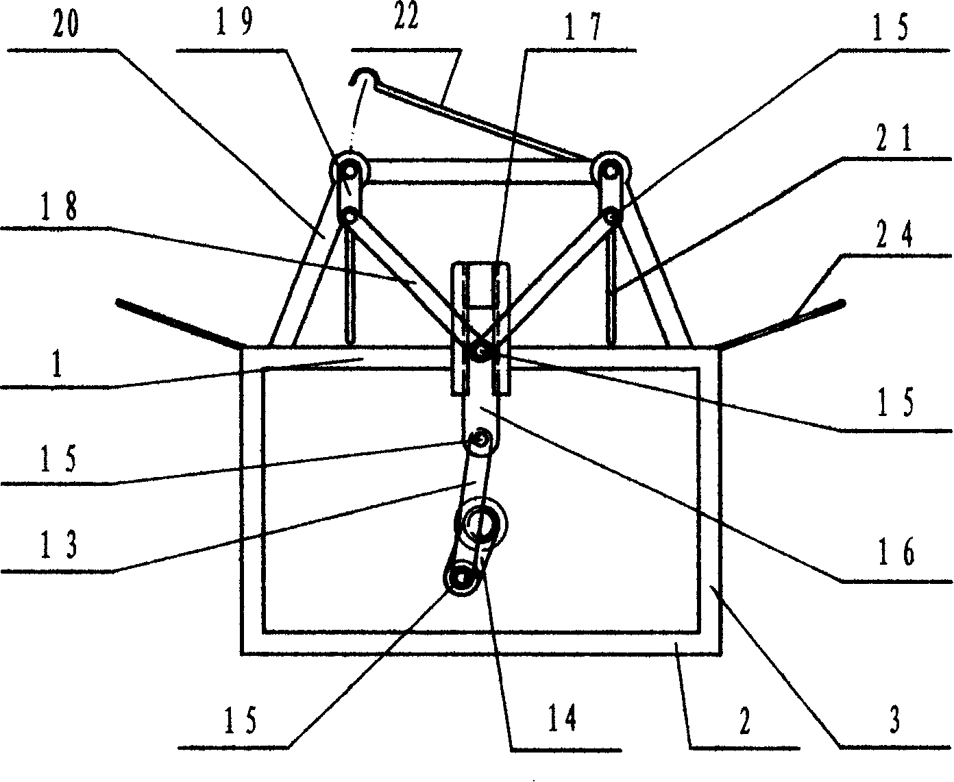 Finger-pressing imitated sole massage device