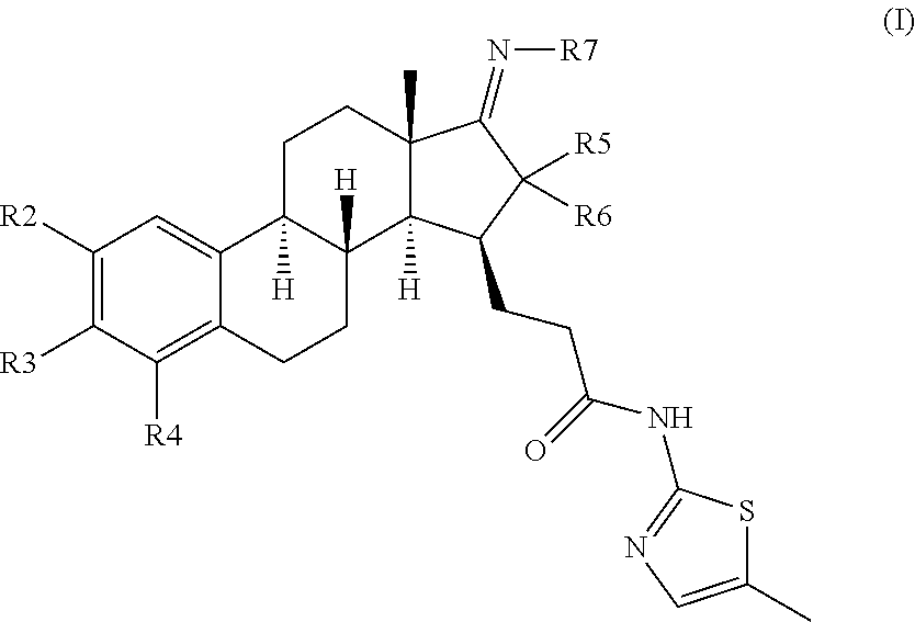 Therapeutically active 17-nitrogen substituted estratreinthiazole derivatives as inhibitors of 17.beta-hydroxysteroid dehydrogenase