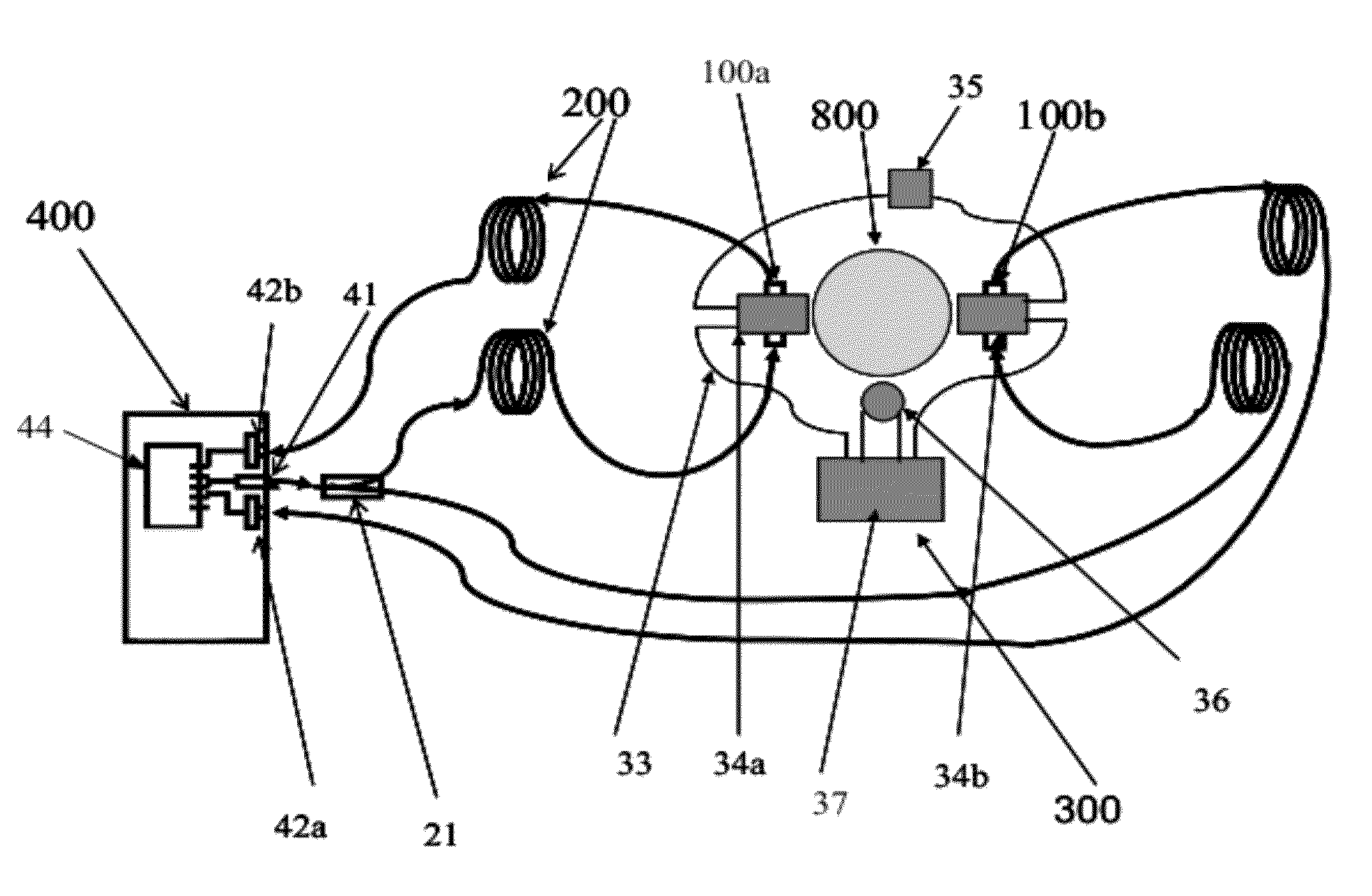 System and method for fiber magneto-optic detection