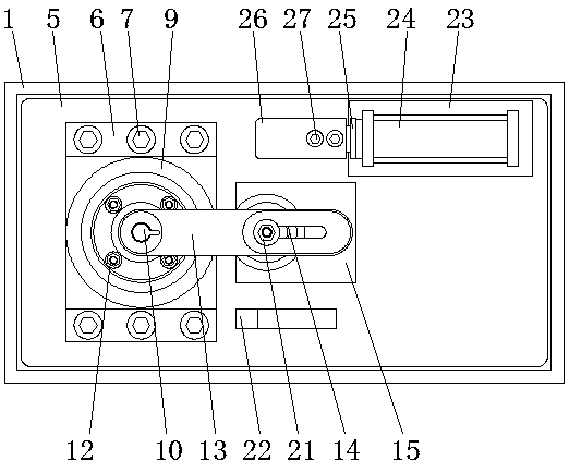 Automatic steel bar bending and forming device for high-speed rail sleeper