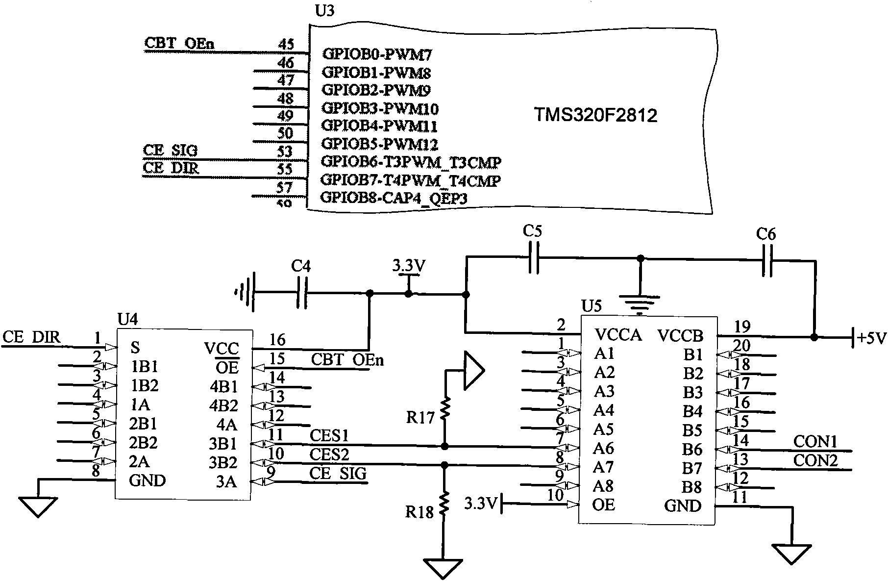 Mono-dual frequency electromagnetic flowmeter excitation control system based on linear power supply