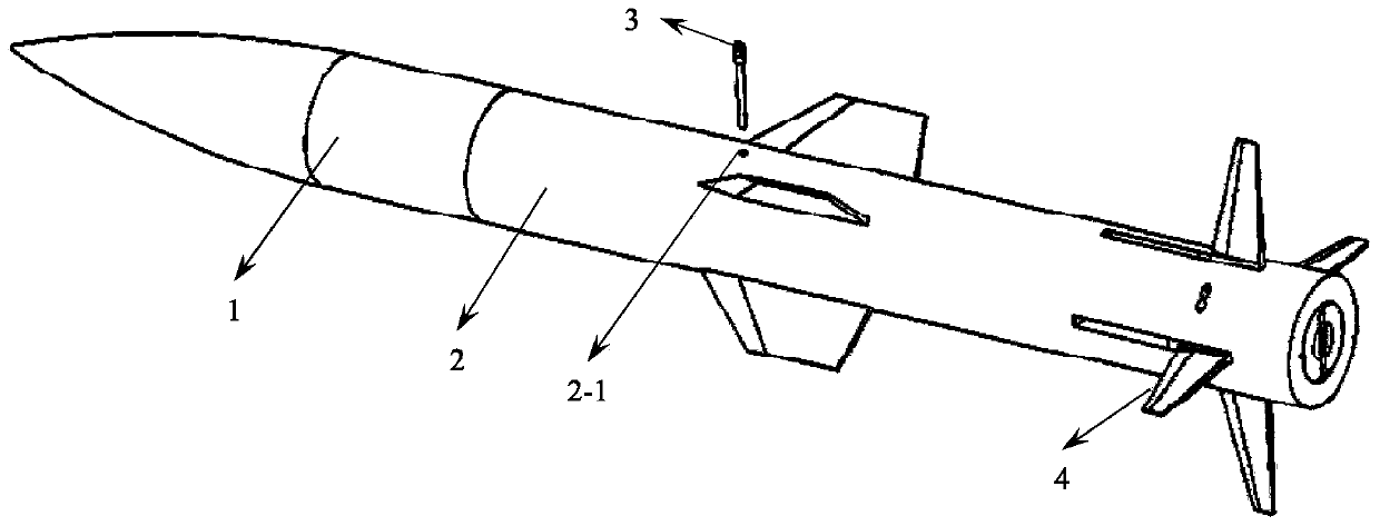 Free-flying model rudder surface deployment wind tunnel test device