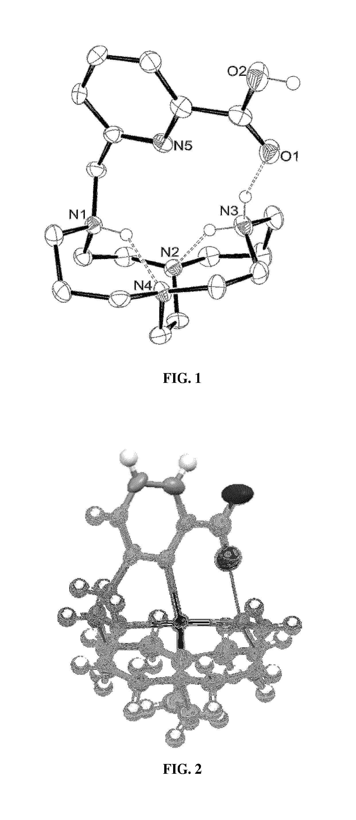 Picolinate cross-bridged cyclams, chelates with metallic cations and use thereof