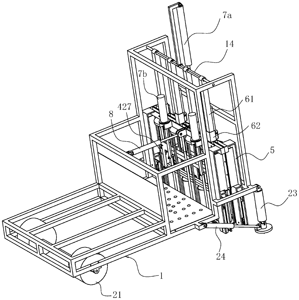 Tuber mustard harvester