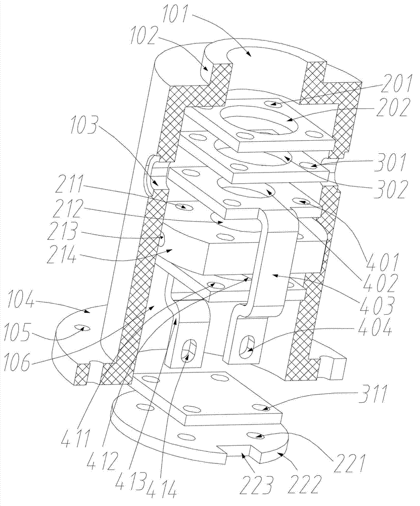 Adaptor for single-core lines and coaxial line