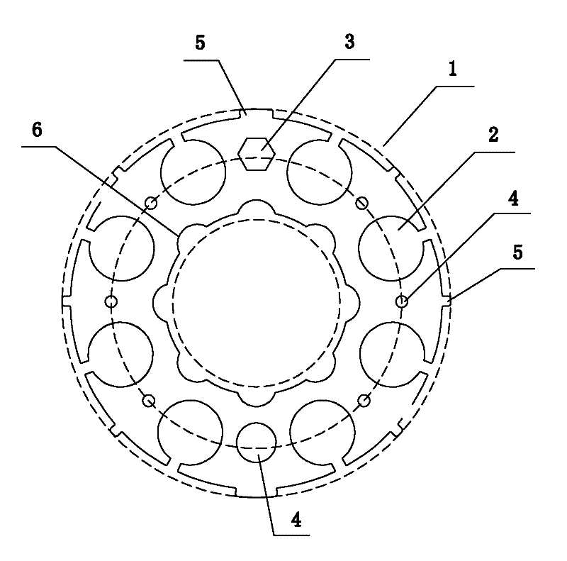 Rotor sheet used for servo motor