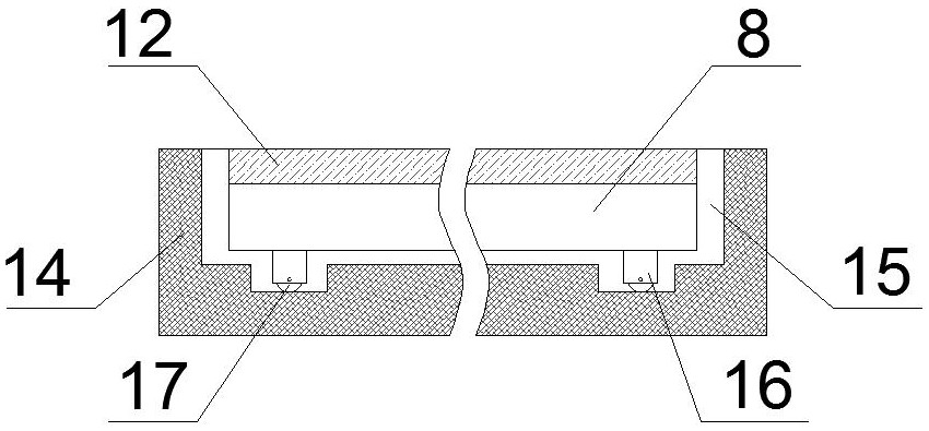 Convenient positioning and clamping device for new energy battery