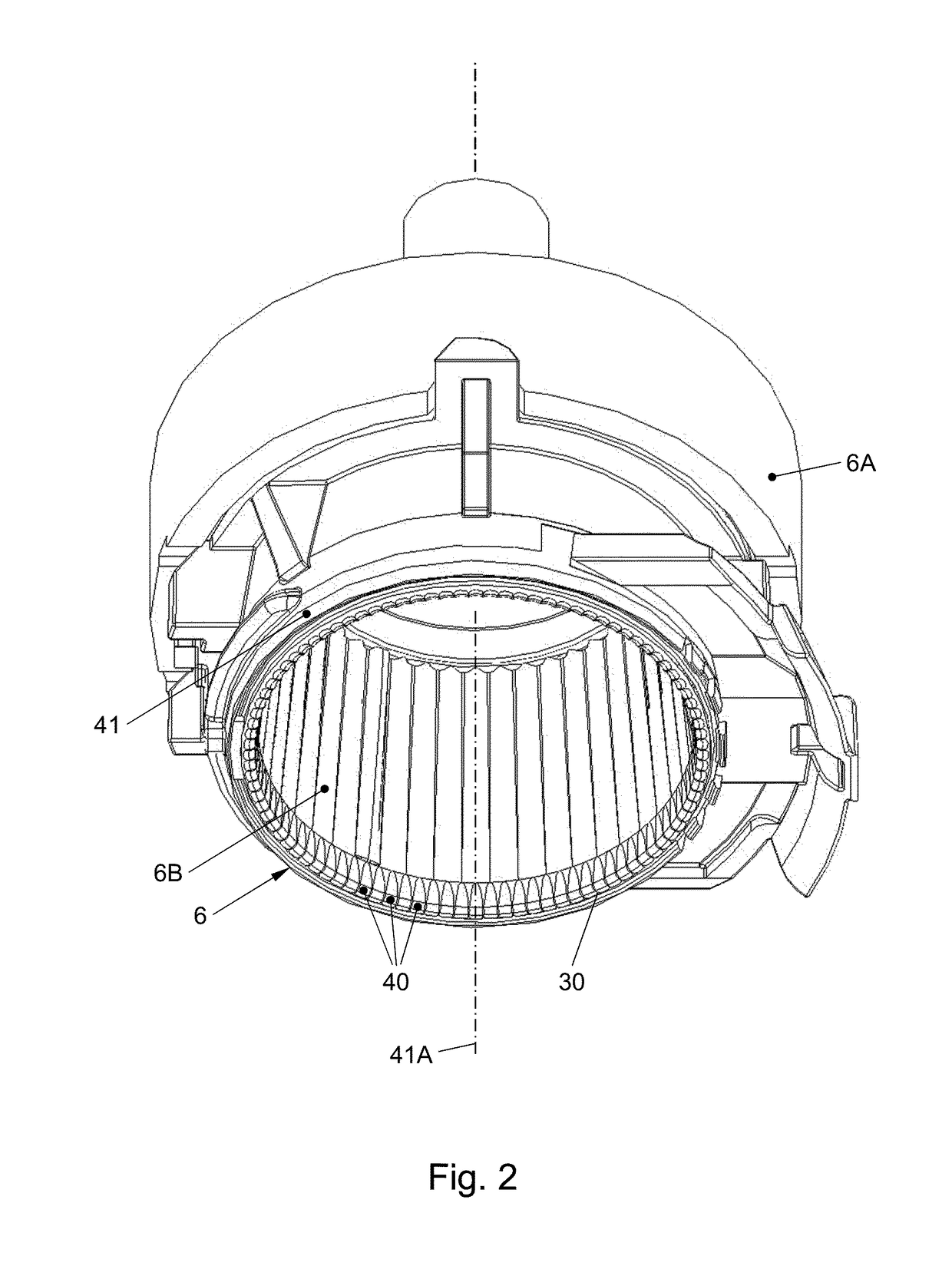 Capsule, a system for preparing a potable beverage from such a capsule and use of such a capsule in a beverage preparation device