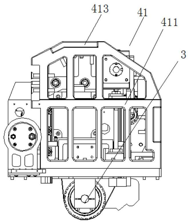 Grinding and polishing method of welding seam grinding and polishing robot for spiral steel pipe end