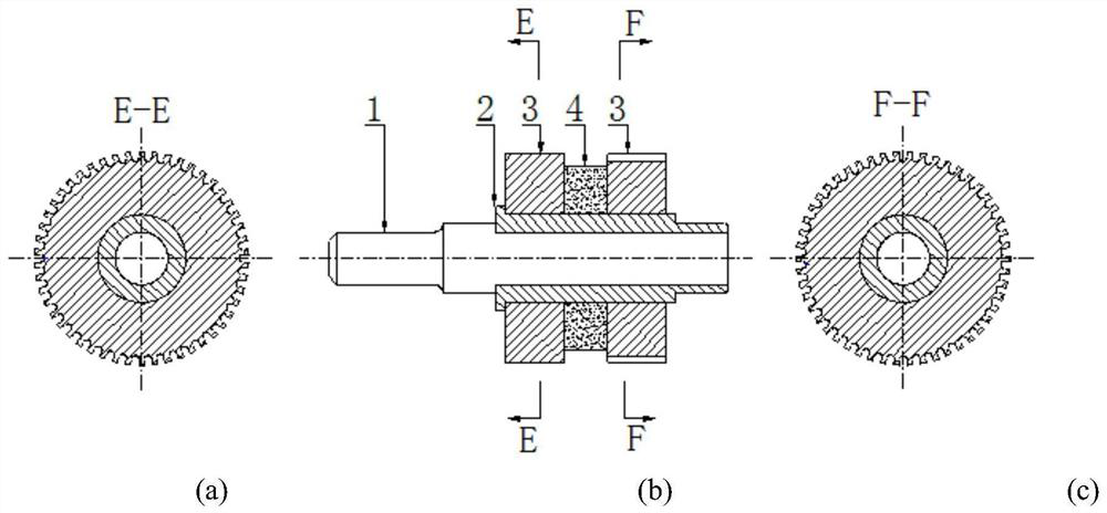 Hybrid stepping motor rotor