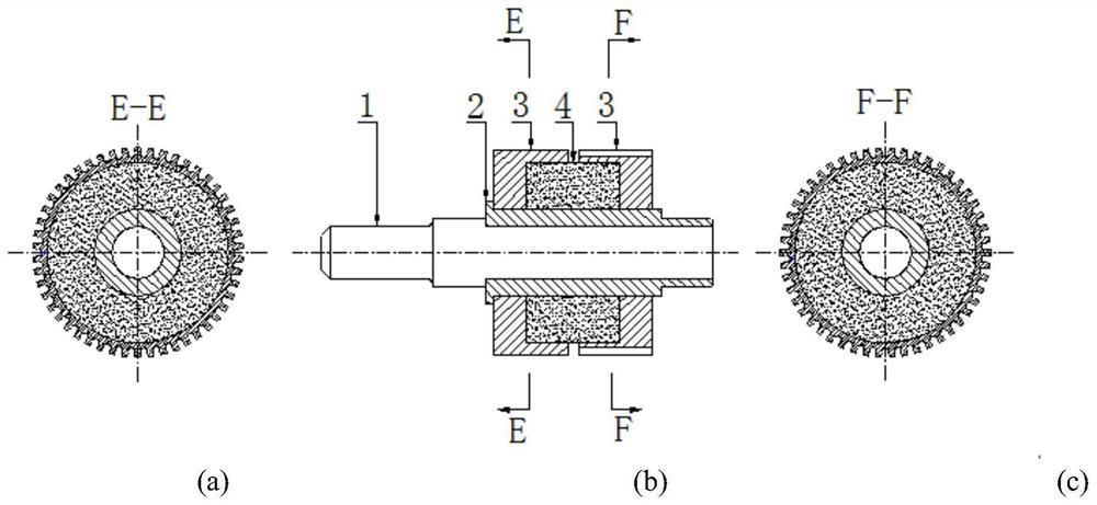 Hybrid stepping motor rotor