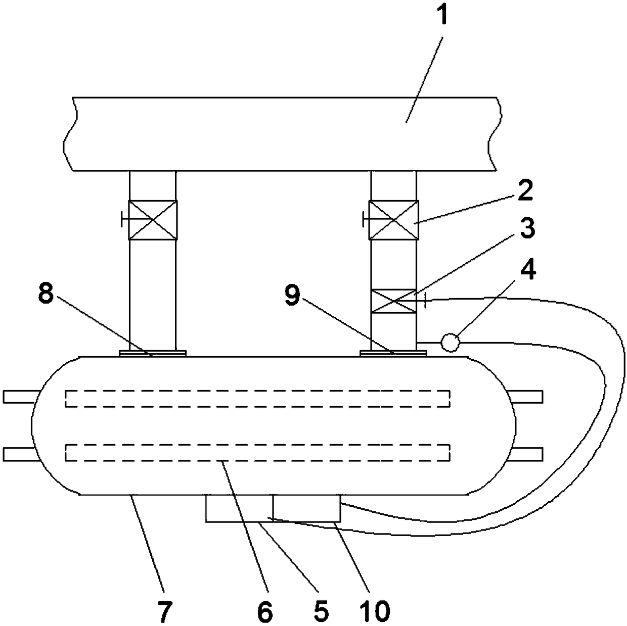 Anti-impact protection apparatus of ultraviolet sterilizer