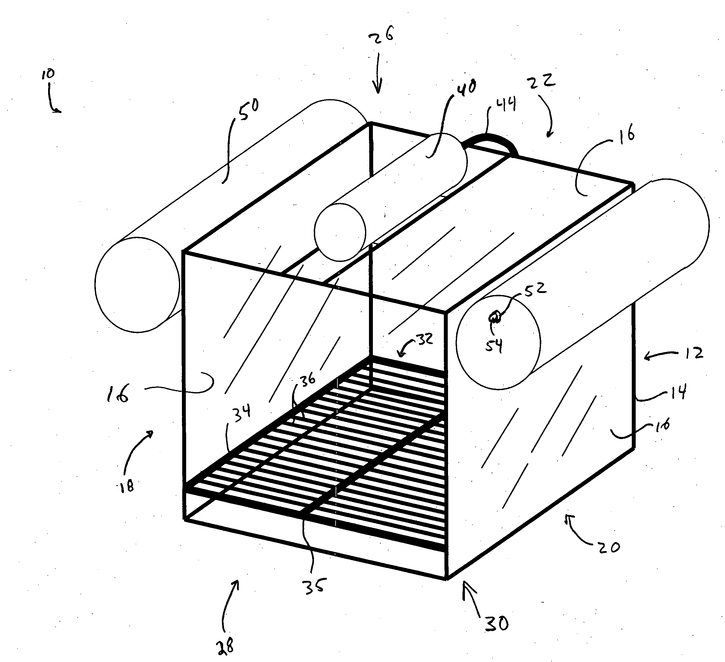 Fine bubble airlift device