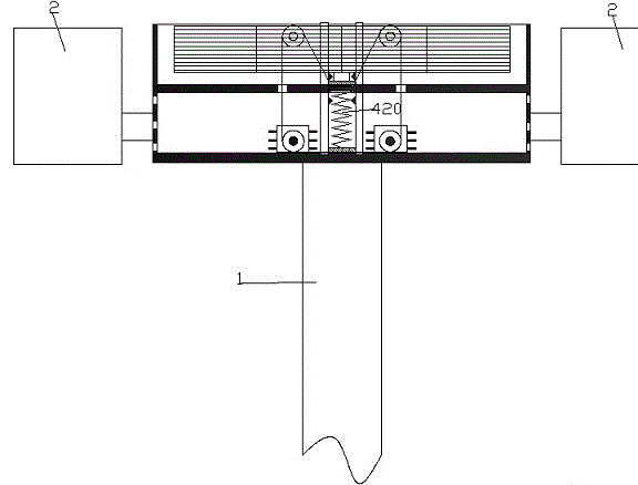 Rapid-radiating LED street lamp device powered through solar panel and using method of rapid-radiating LED street lamp device powered through solar panel