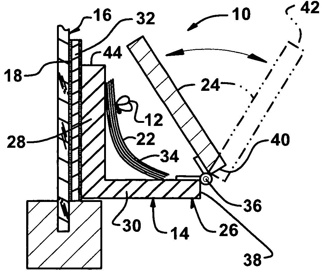 Device for trapping flies