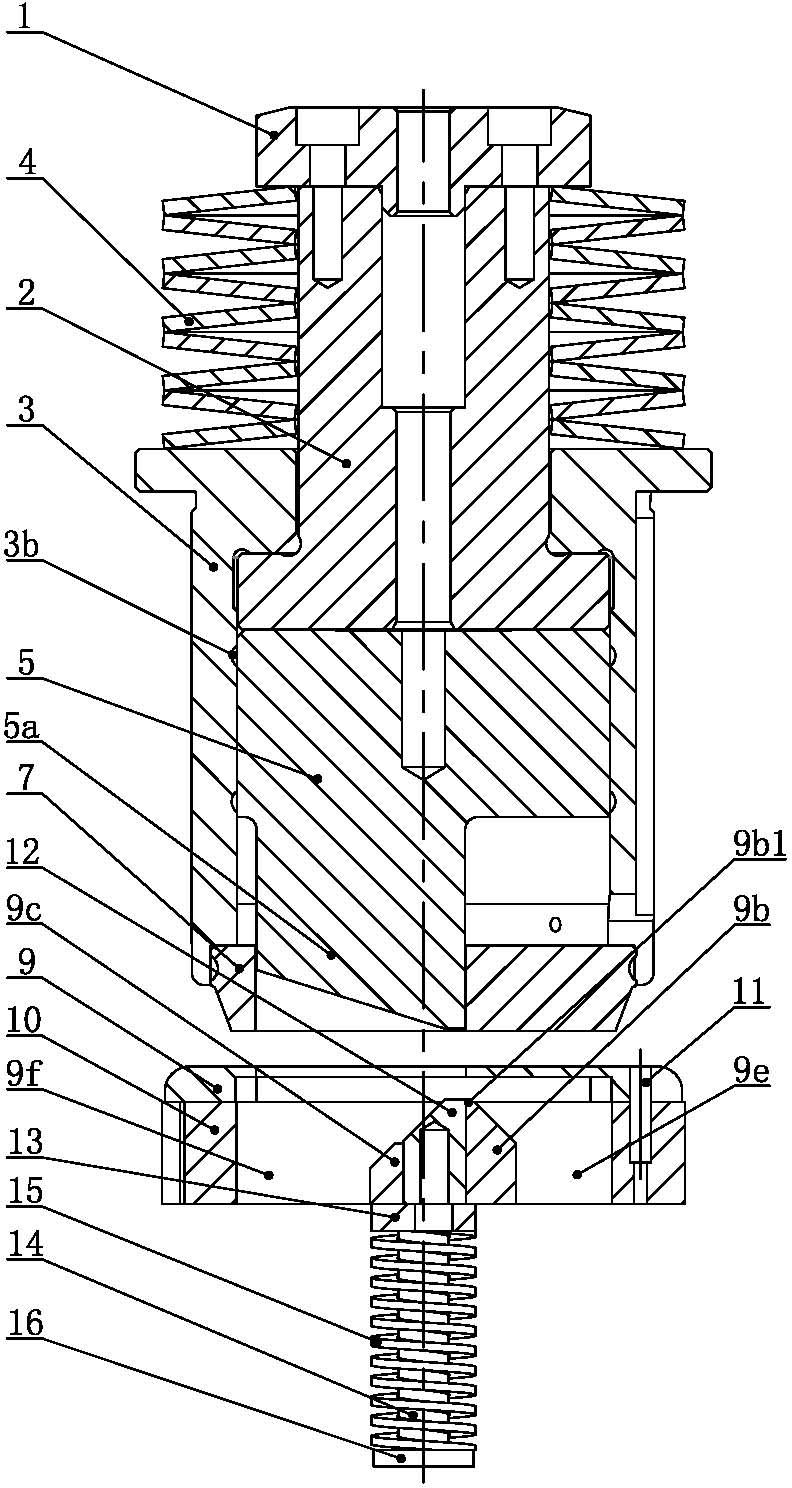 Contactless cutting mould for numerical control turret punch press