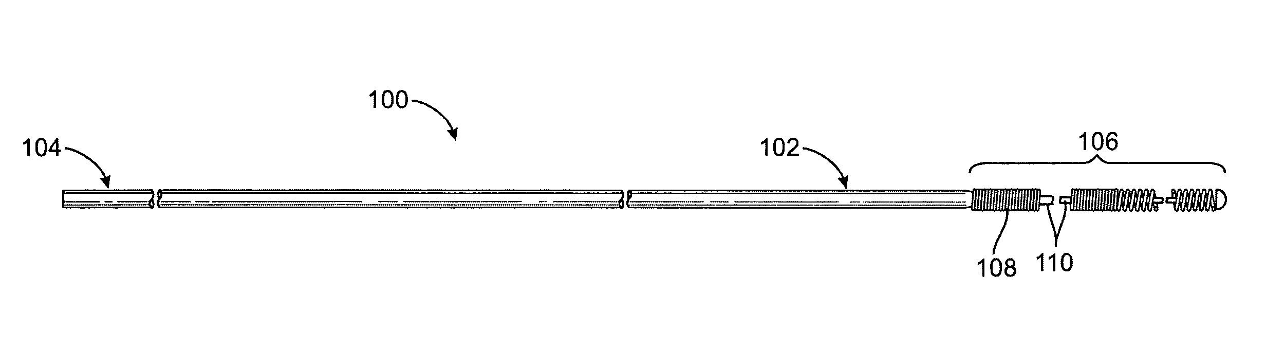 Medical guidewire tip construction