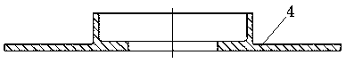 Integral spin-forming method for damping shell with cooling fin