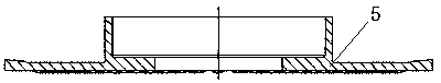 Integral spin-forming method for damping shell with cooling fin