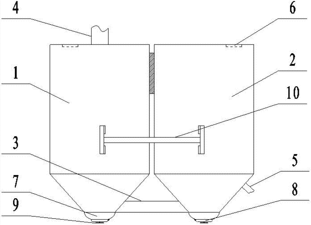 Integrated type high-capacity small-size water tank