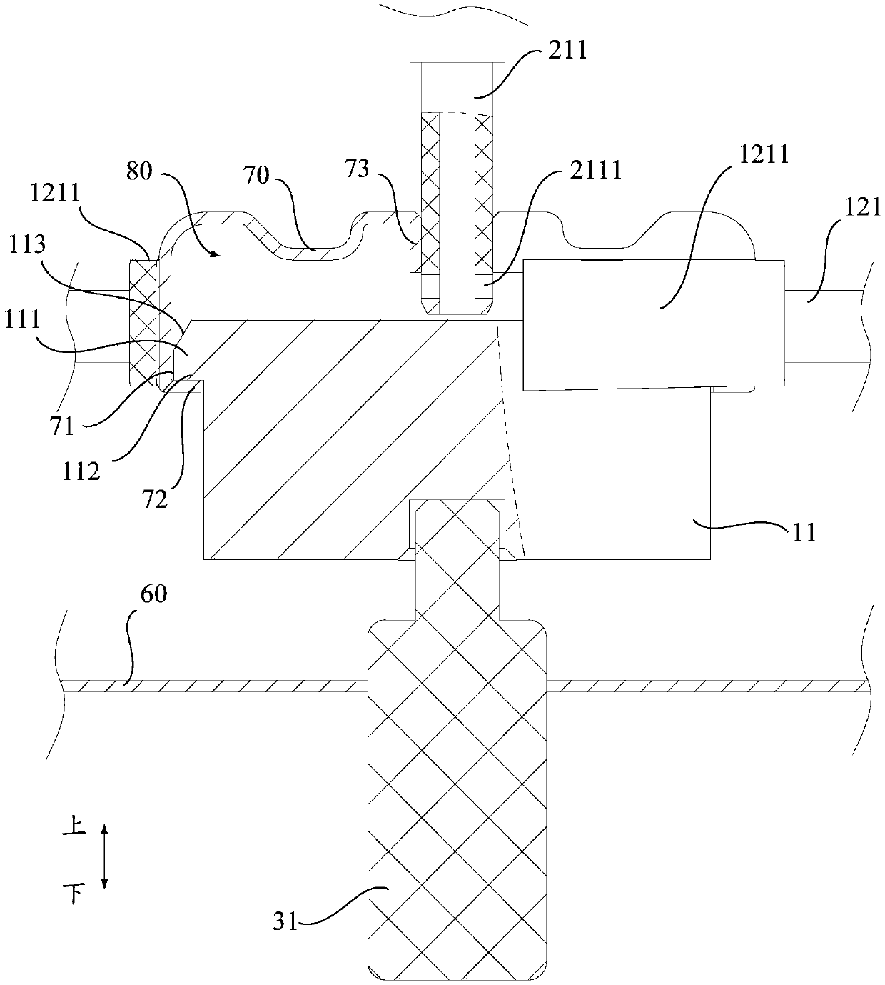 Airtightness detection device for sealing piece