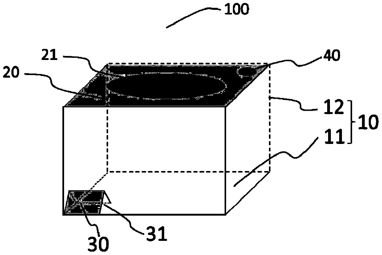 Global perceptual behavior detecting device and animal cognitive behavior testing method