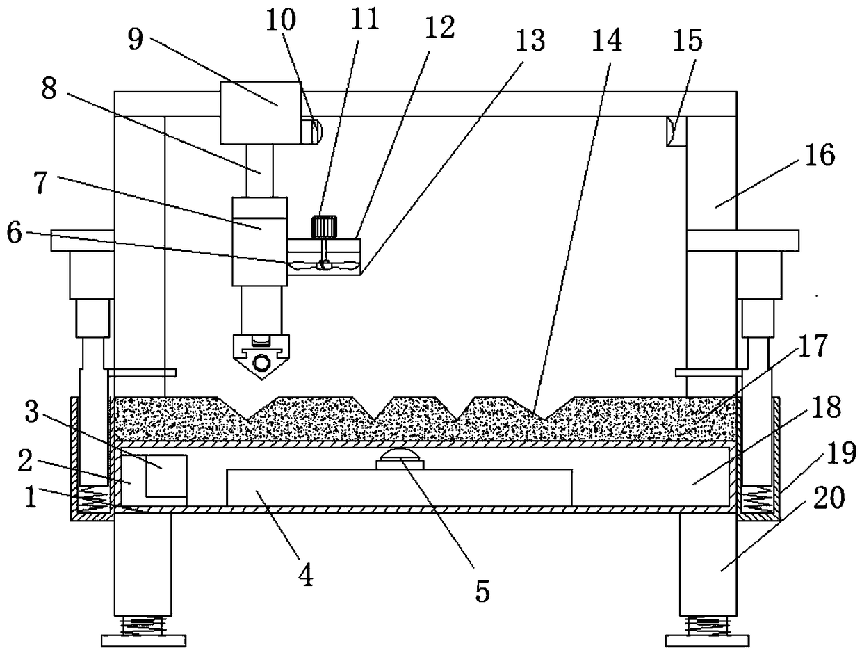 Angle-adjustable bending device for producing communication equipment products