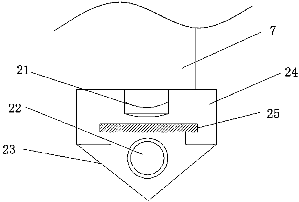 Angle-adjustable bending device for producing communication equipment products