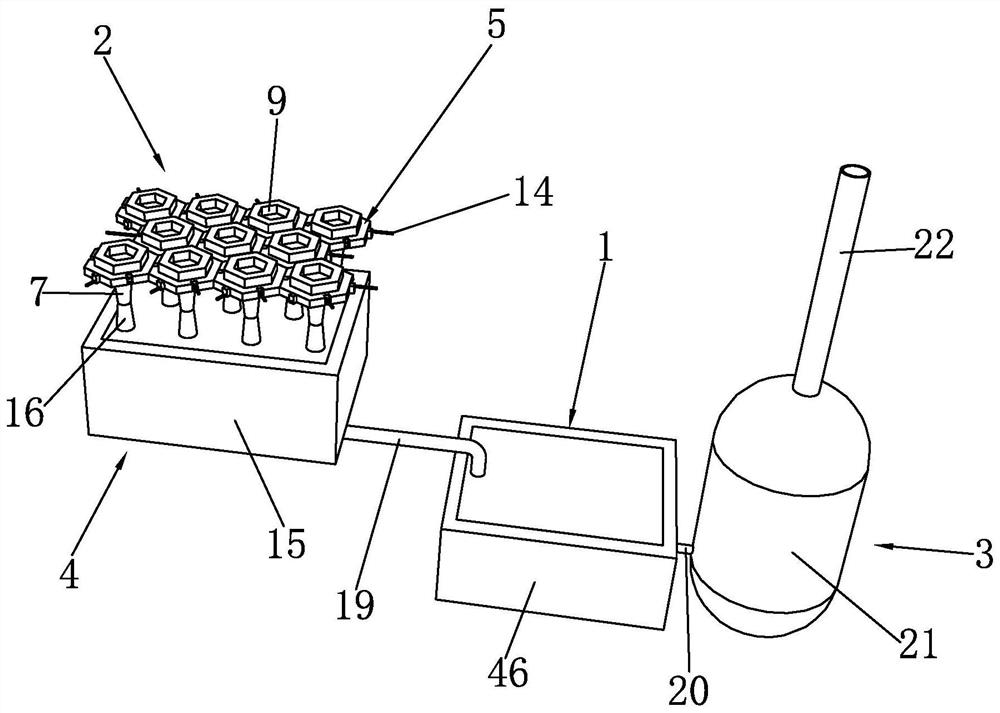 Rainwater greening automatic irrigation device and construction method thereof