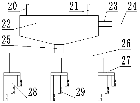 Device and method for removing SO3 in coal-fired boiler flue gas by using white mud and red mud