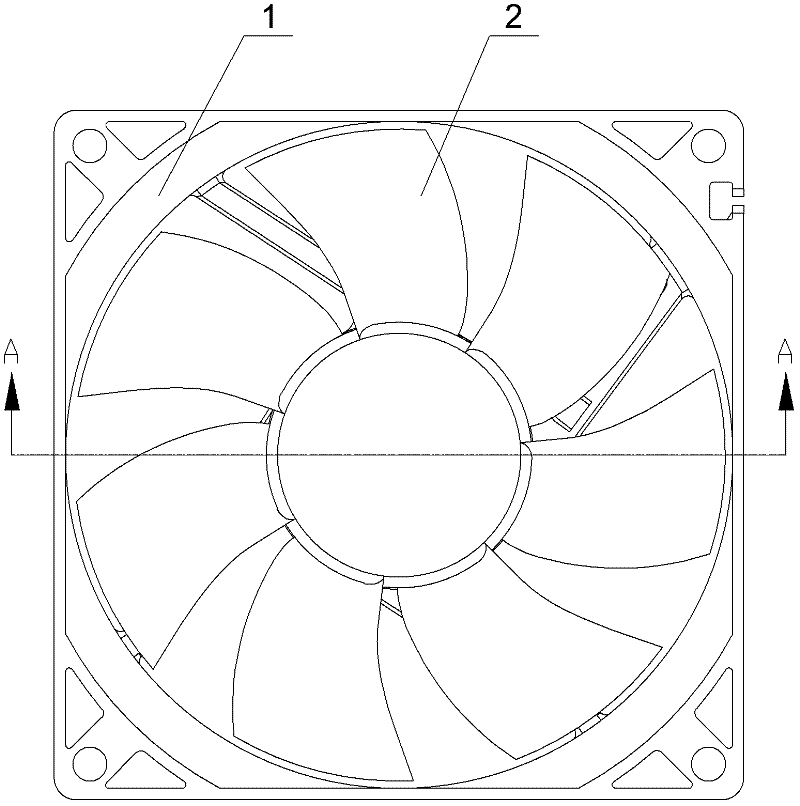 Waterproof and dustproof fan