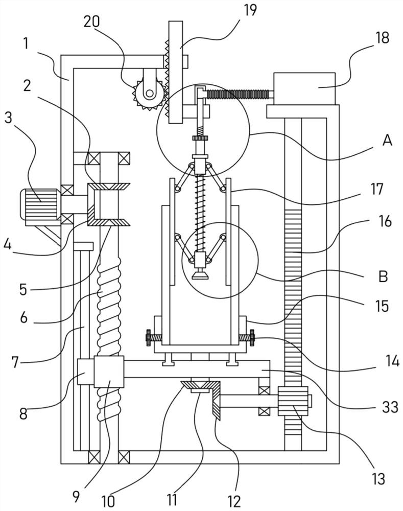 Lifting type building steel pipe inner wall derusting and polishing device