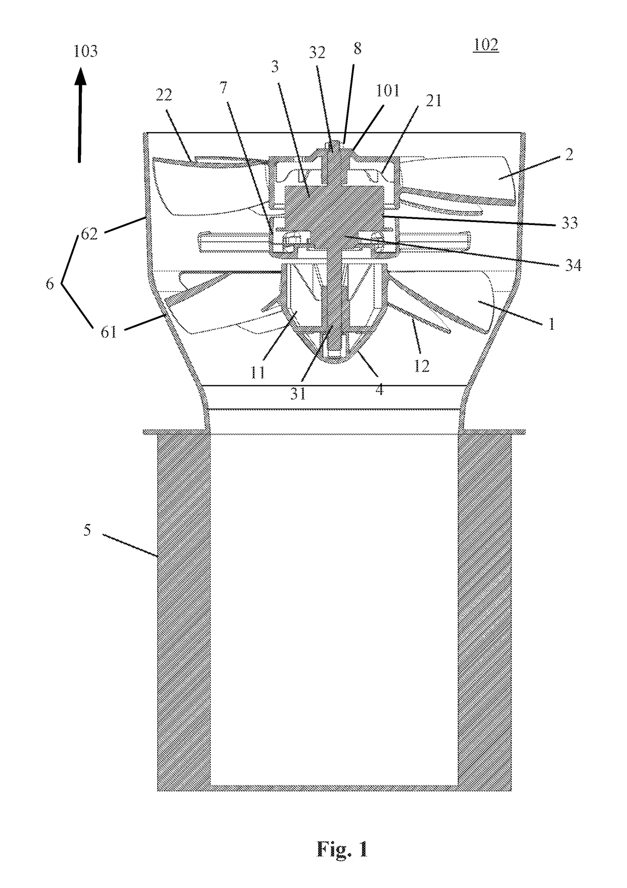 Air purifier and blower device thereof