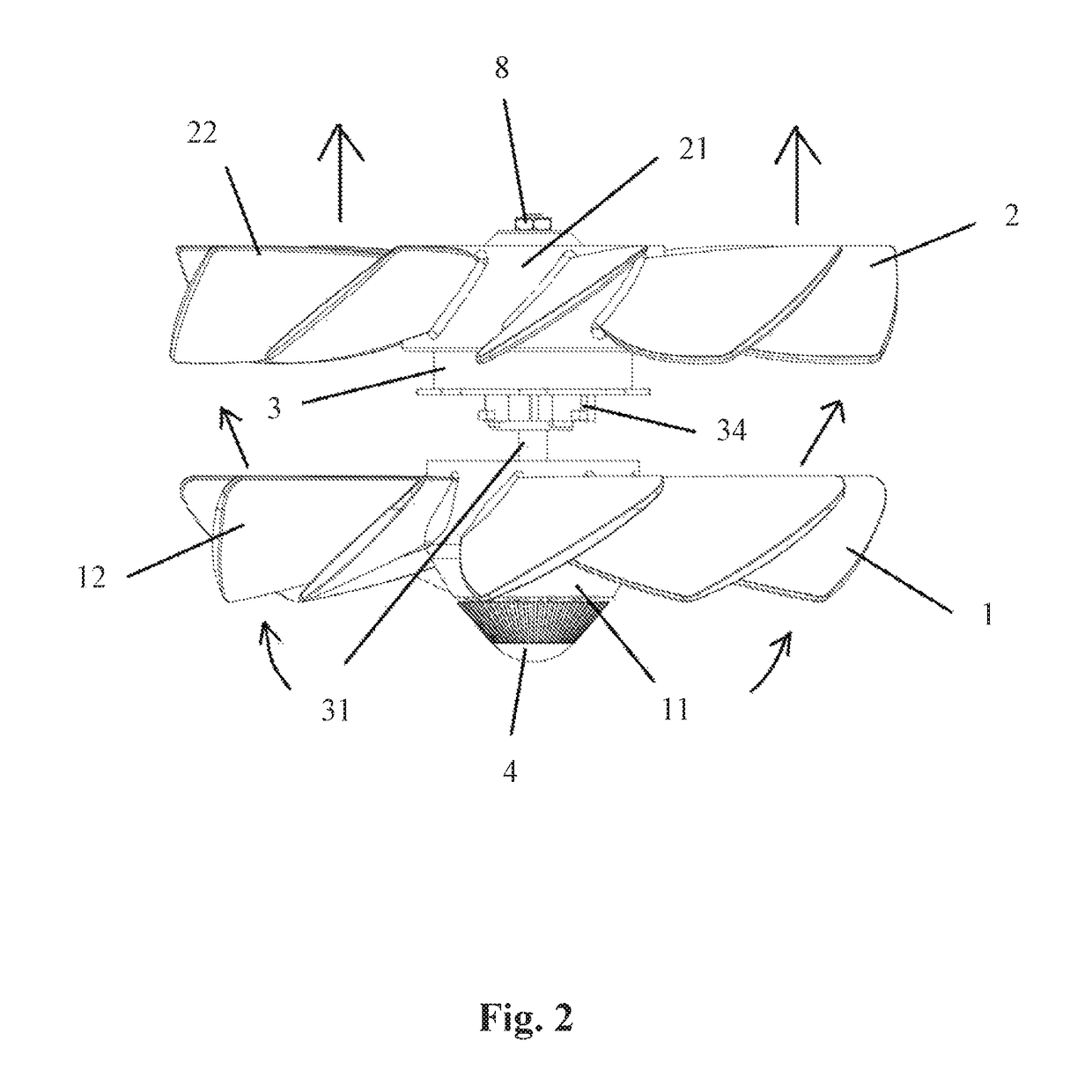 Air purifier and blower device thereof