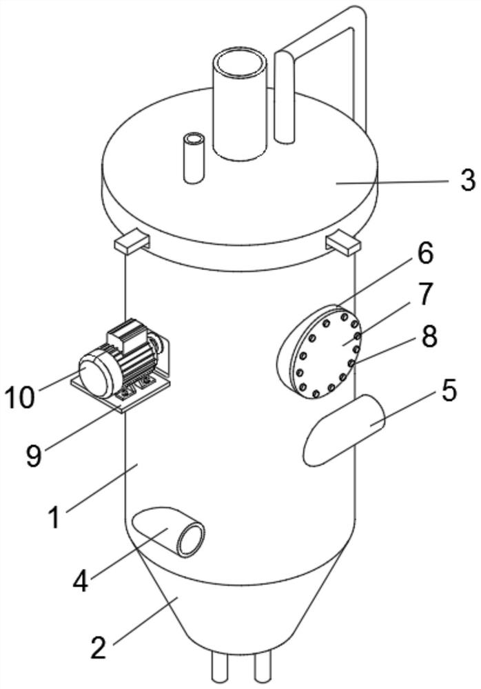 Swirling type combustible gas control even-mixing device