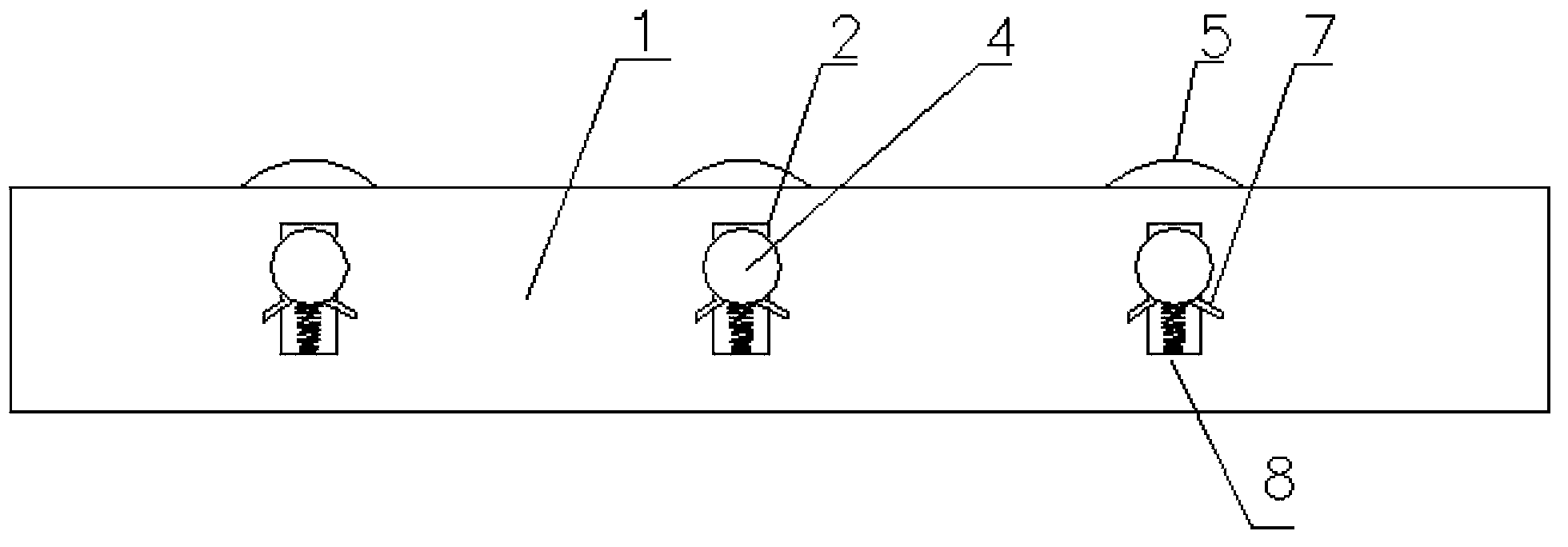 Roller conveying device