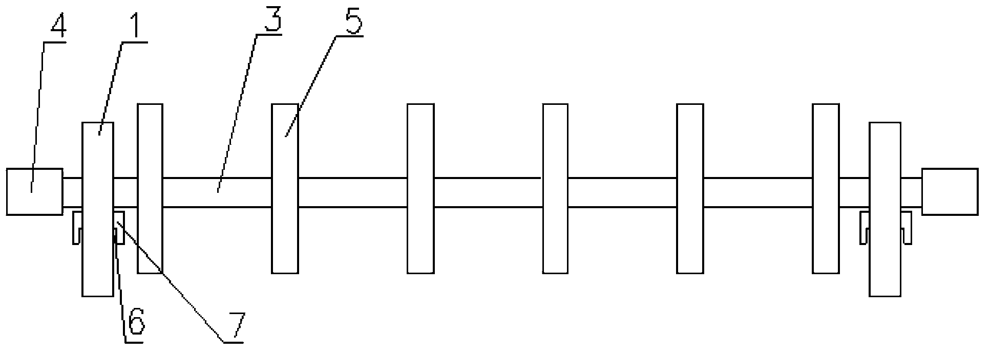 Roller conveying device