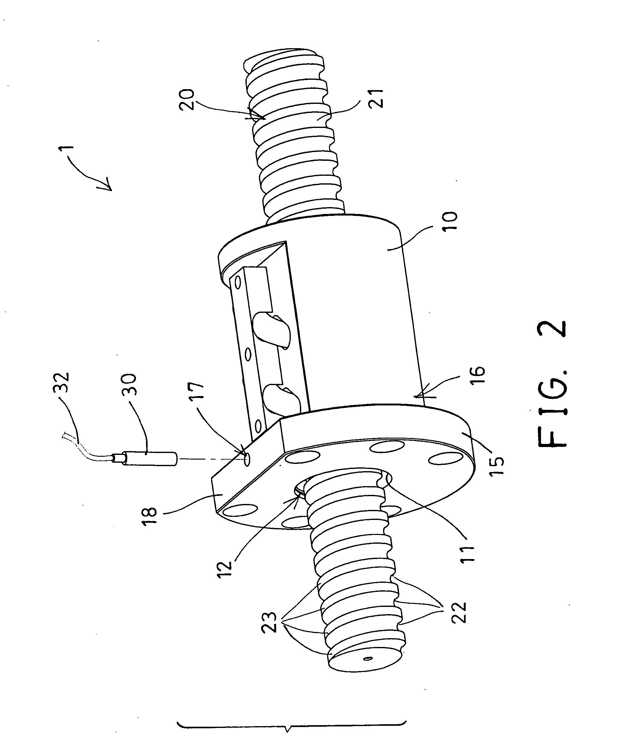 Ball screw device having image sensor