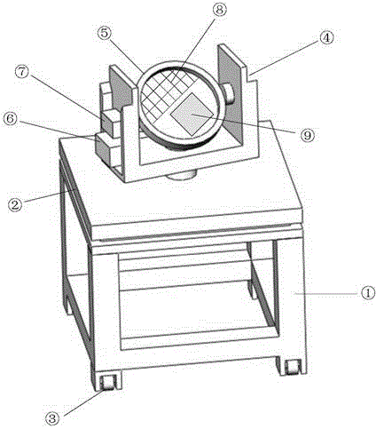 Multi-angle full-automatic earth surface fine emissivity spectrum collecting system device