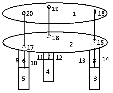 Design method of magnetic latching parallel-stepping, rotating and swinging extensible joint