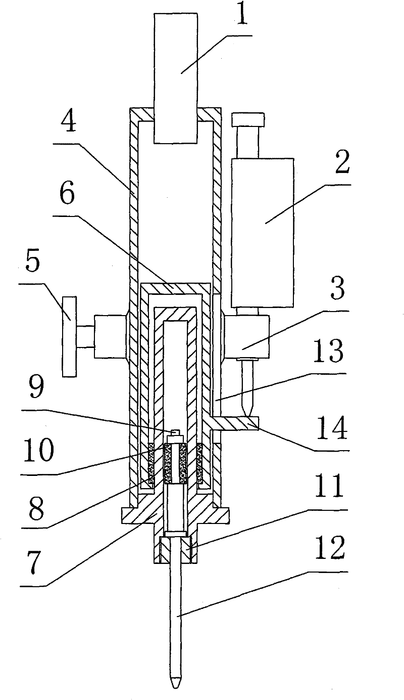 High-temperature and high-pressure small-size length measuring device