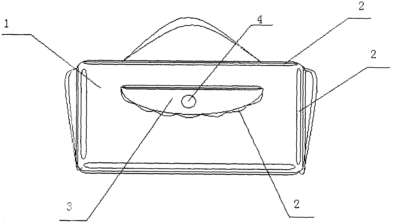 Anti-theft bag provided with light-emitting diode (LED) lamp