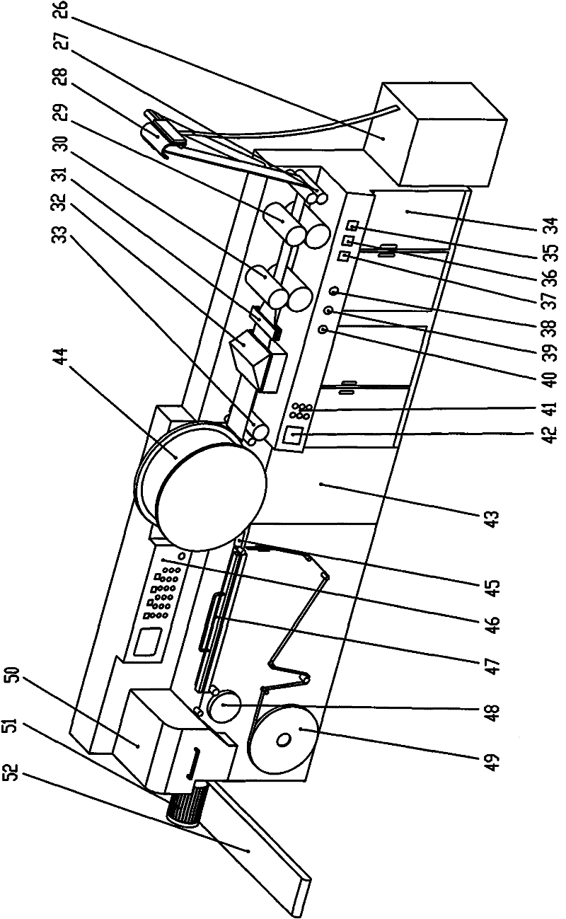 Method and equipment for producing longitudinal multi-circle filter tip rod