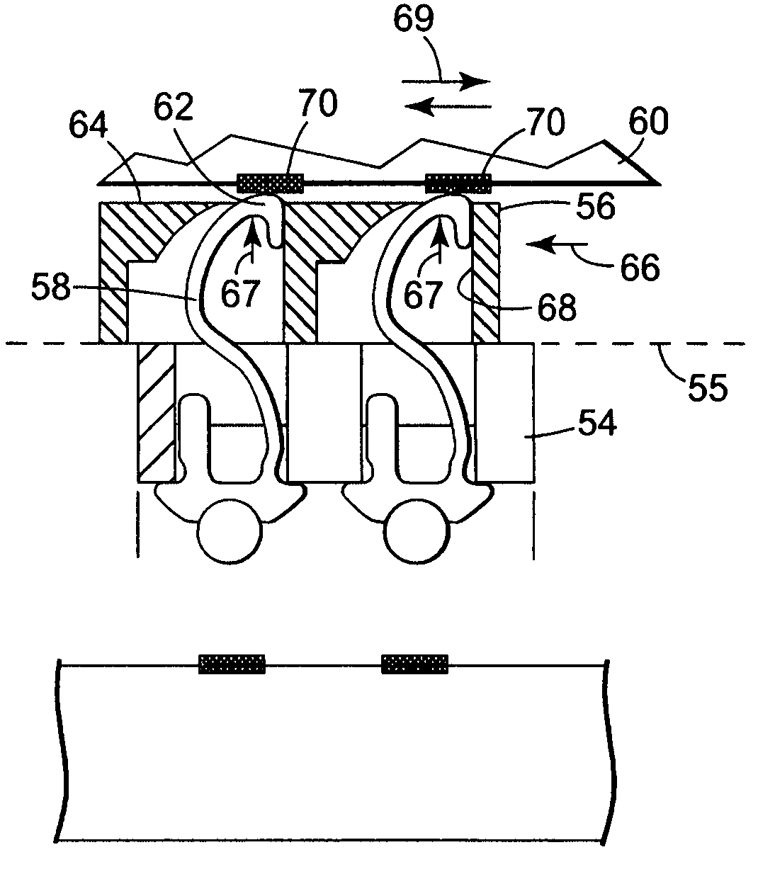 Normally closed zero insertion force connector