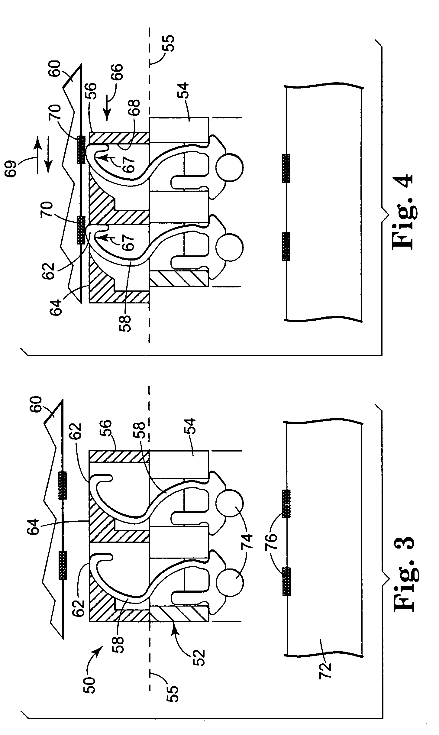 Normally closed zero insertion force connector