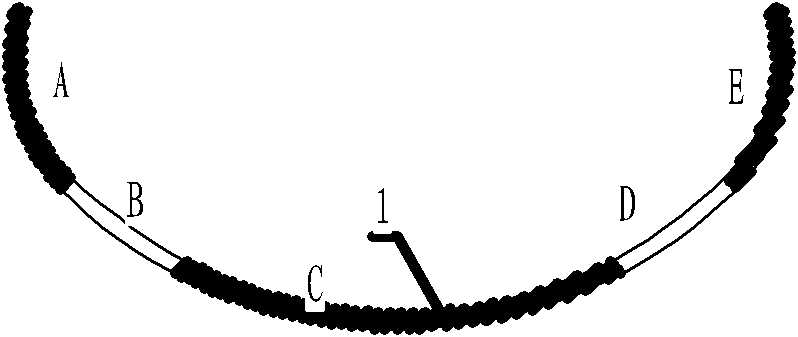 Segmental welding method for butt welding of raw material band steel joint plates of high-frequency straight welding tube