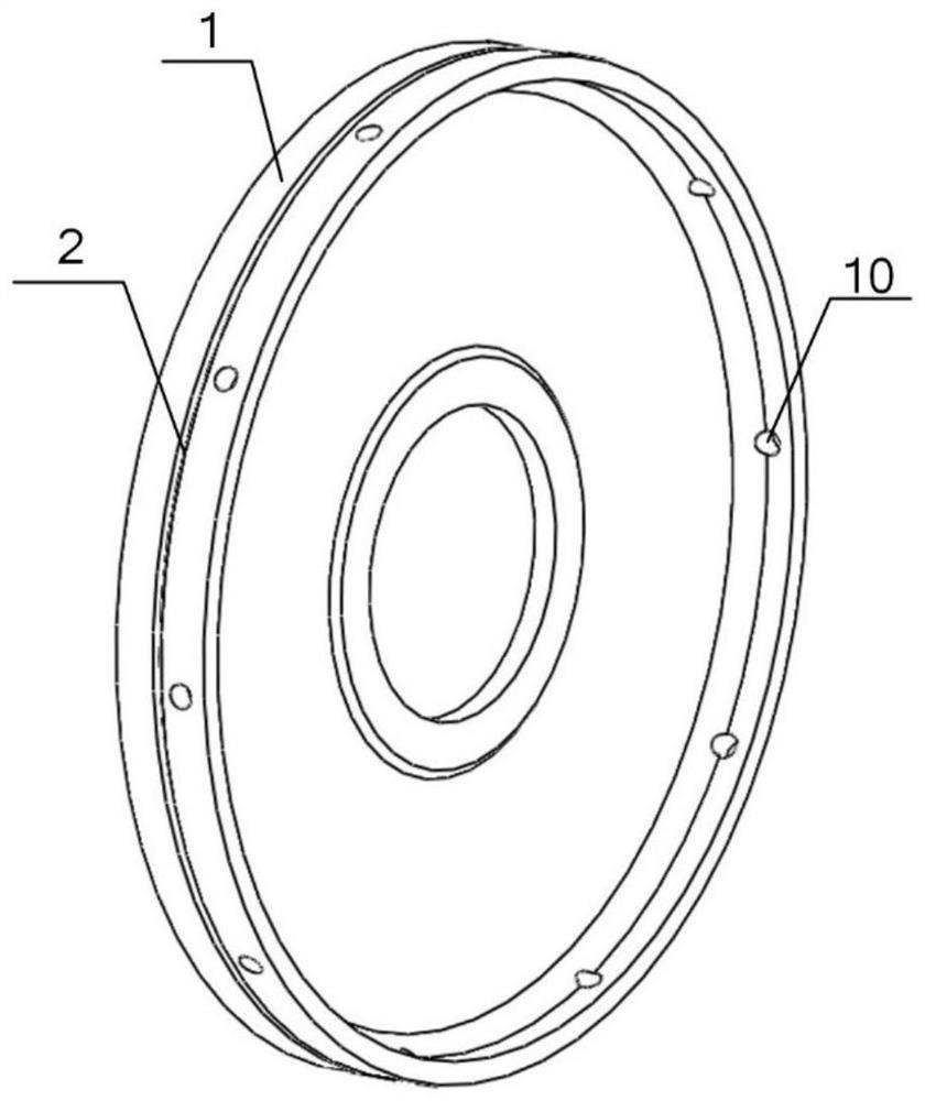 Spindle-shaped air entraining structure for secondary air system of gas turbine