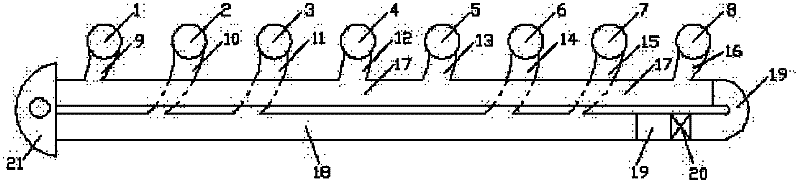 Variable geometry exhaust pipe turbocharging system